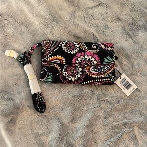 Vera Bradley Floral Black and Pink cross body Bag